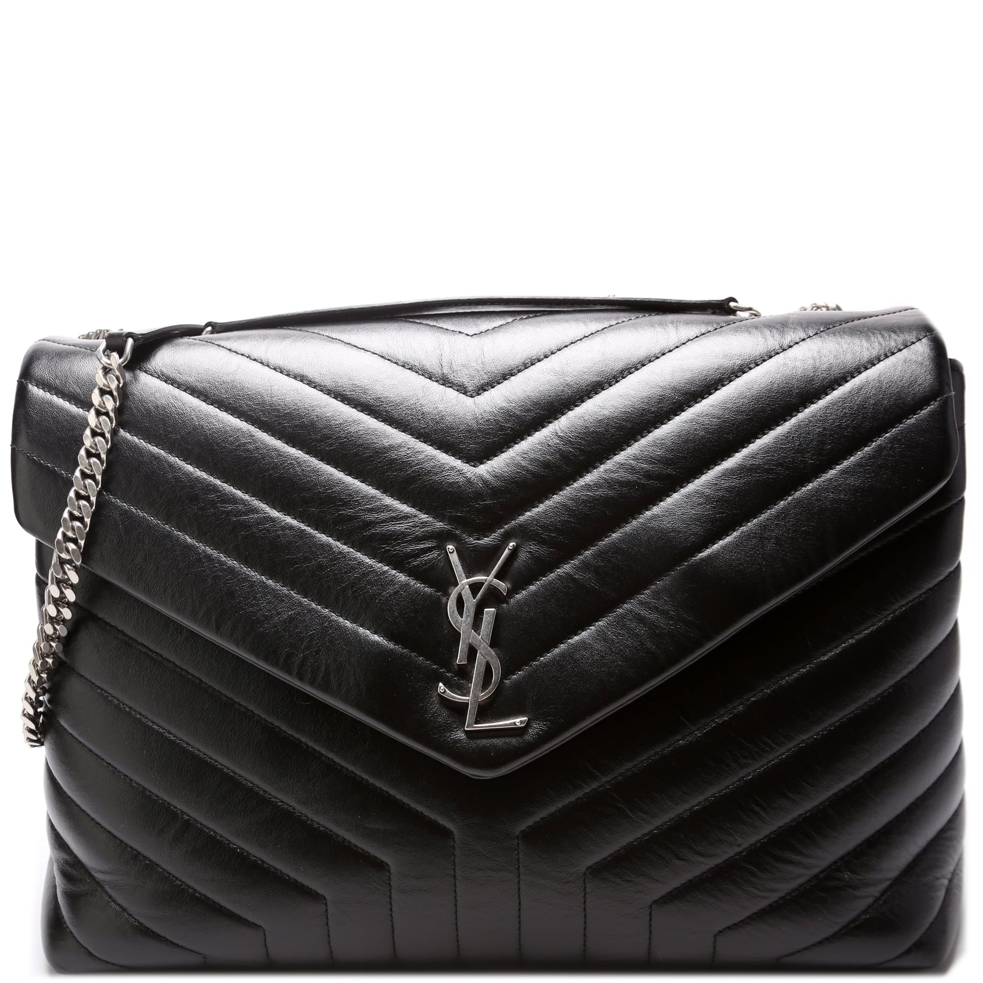 YSL Saint Laurent Loulou Satchel Bag Large Satchel Large 3