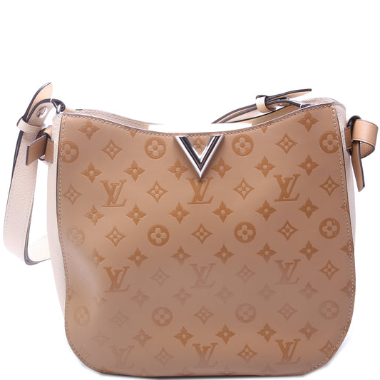 Louis Vuitton Very Hobo Calfskin Monogram Shoulder Bag