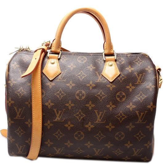 Louis Vuitton Speedy 30 Bandouliere Monogram Handbag Monogram 30