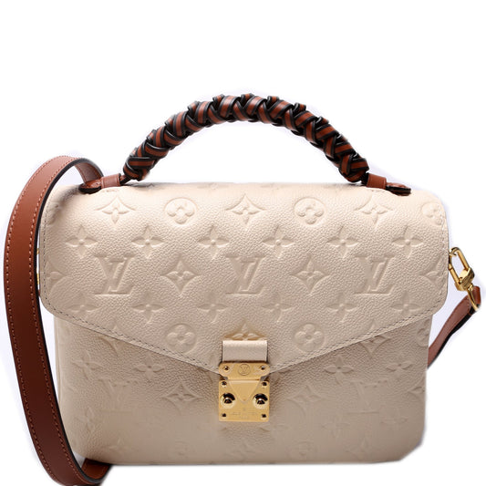 Louis Vuitton Pochette Metis Braided Empreinte Clutch Bag Braided 1