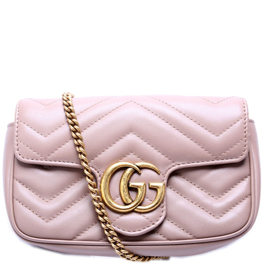 Gucci Marmont Super Mini Flap Travel Bag Flap 10