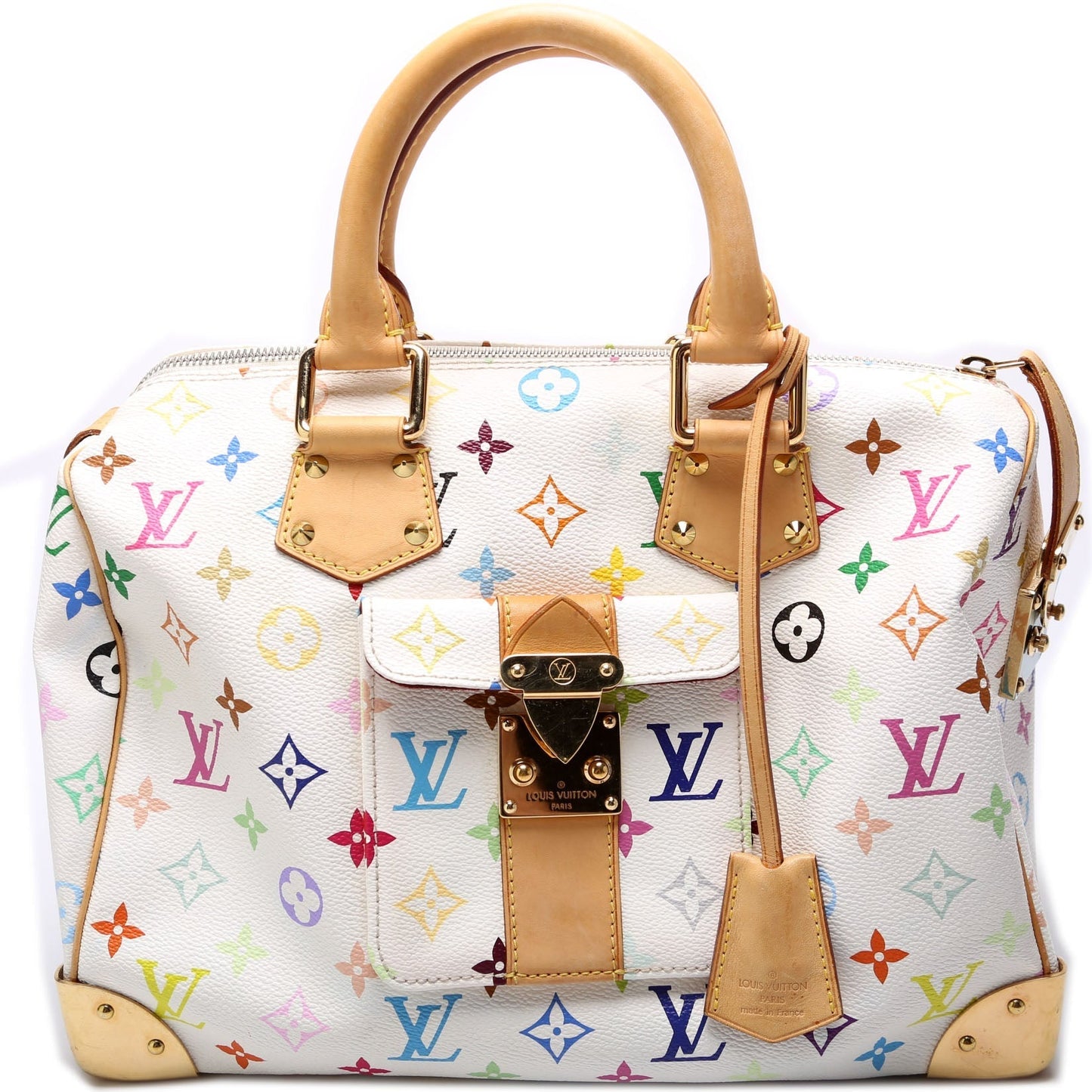 Louis Vuitton Speedy 30 Multicolor Handbag Multicolor 3