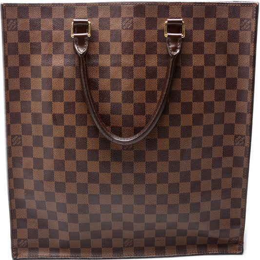 Louis Vuitton Sac Plat Ebene Damier Handbag