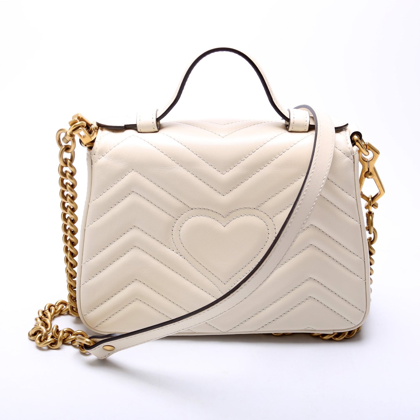 Gucci Marmont Mini Top Handle Travel Bag Handle 1
