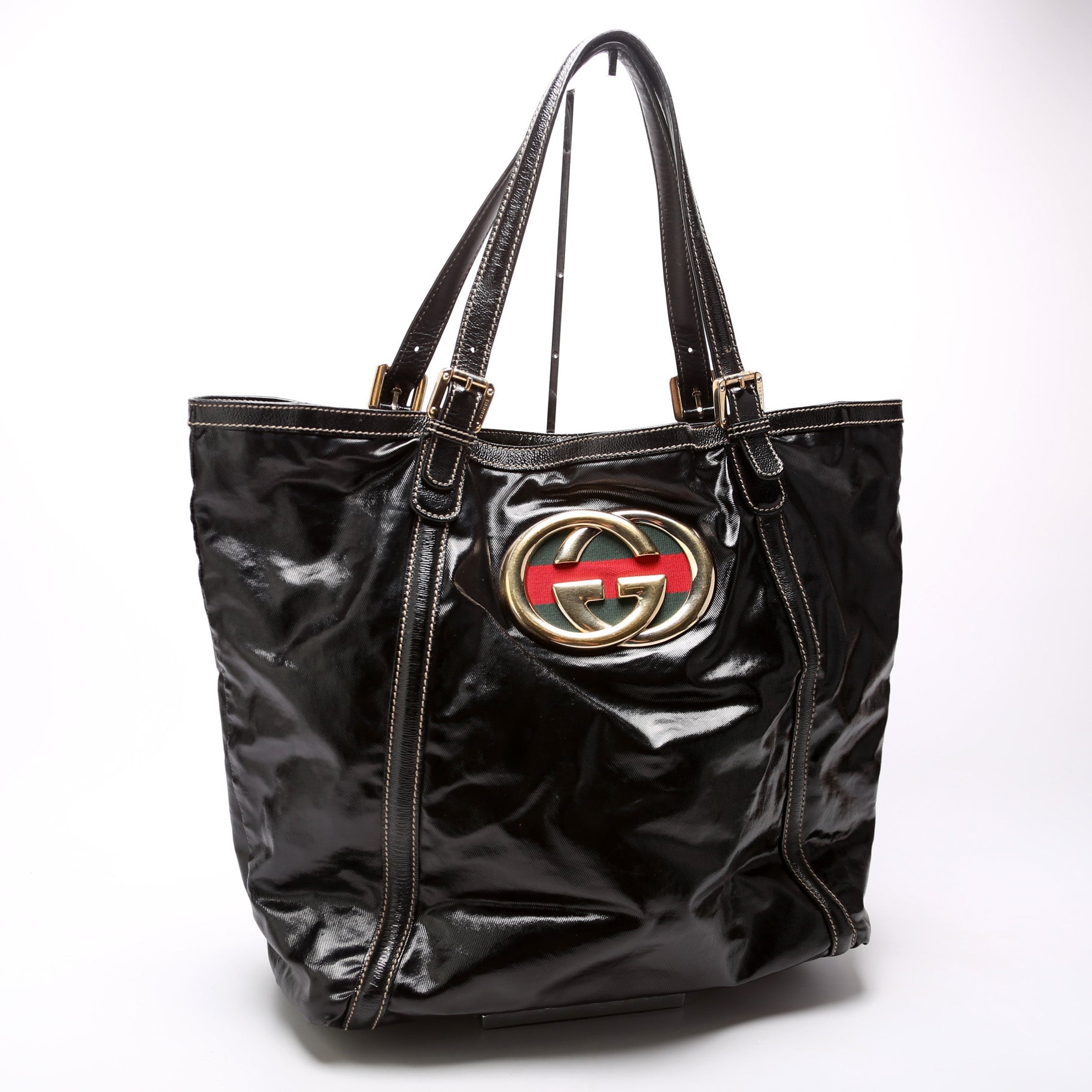 Gucci Brit Dialux Large Tote Bag
