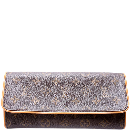 Louis Vuitton Pochette Twin GM Monogram Clutch Bag Monogram 28