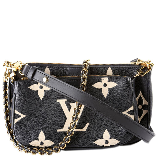 Louis Vuitton Multi Pochette Bicolor Empreinte Clutch Bag Bicolor Empreinte