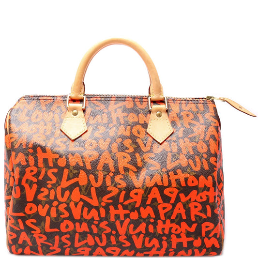 Louis Vuitton Speedy 30 Graffiti Handbag Graffiti 4