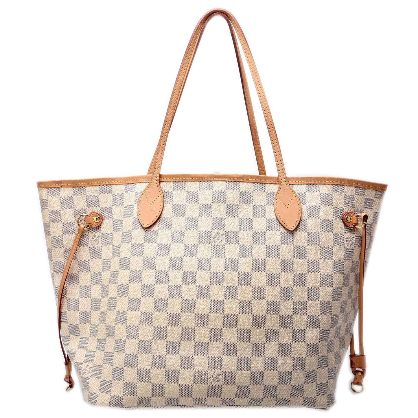 Louis Vuitton Neverfull MM Azur Damier Tote Bag Azur 42