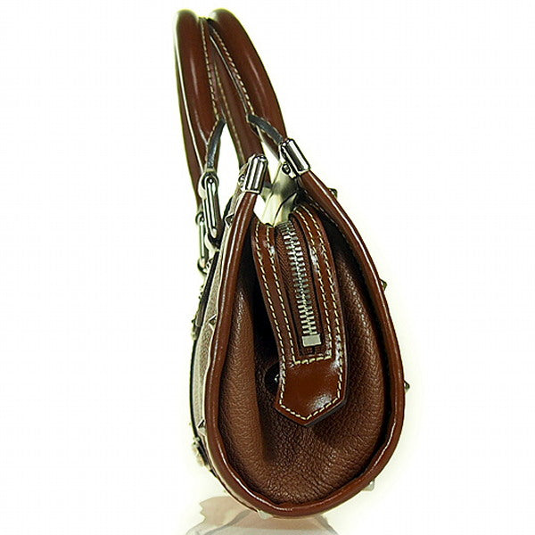 Louis Vuitton M91884 Sheep Cienne Suhari Epanui Leather Brown Handbag