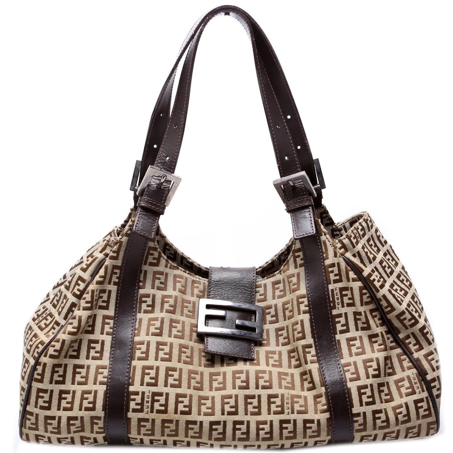 Fendi Zucchino Shoulder Bag Shoulder Bag 1