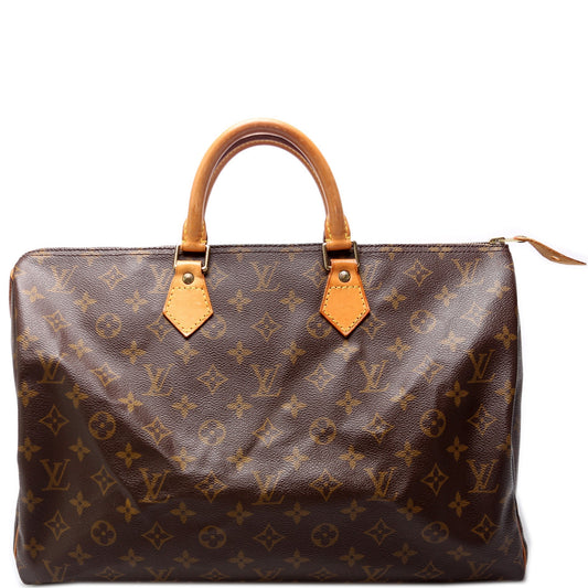 Louis Vuitton Speedy 40 Monogram Handbag Monogram 8