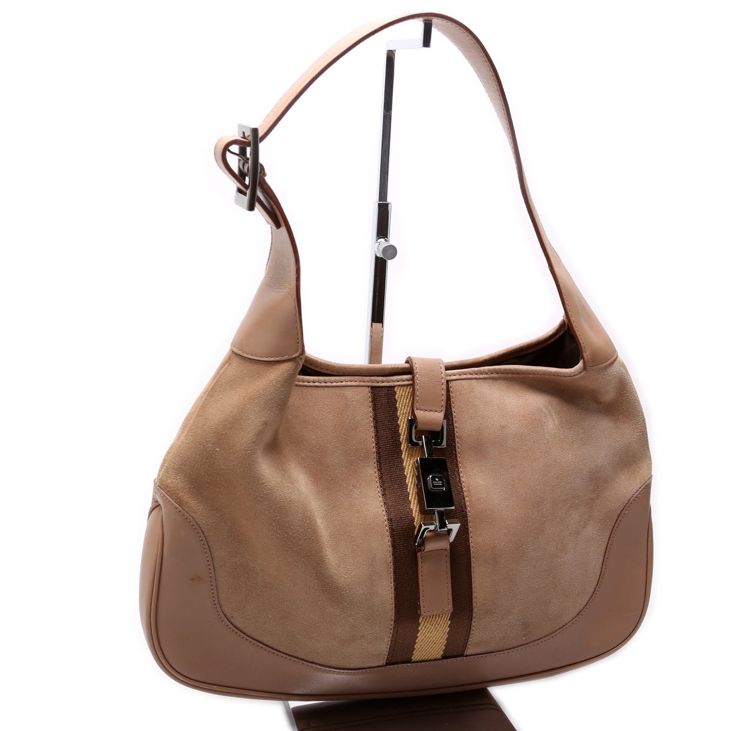 Gucci 001- Jackie Suede Travel Bag