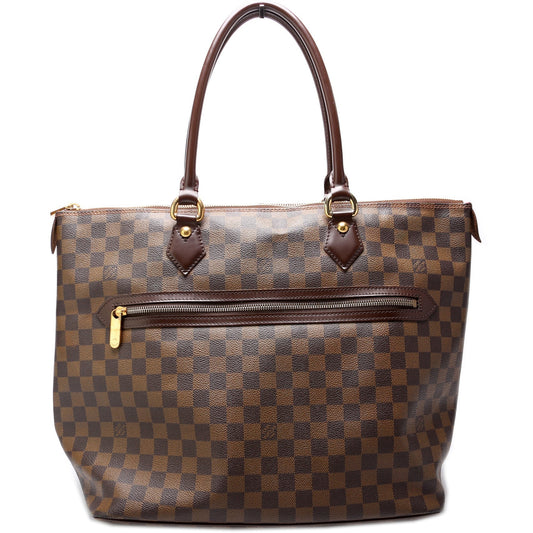 Louis Vuitton Saleya Ebene GM Damier Handbag Damier Ebene