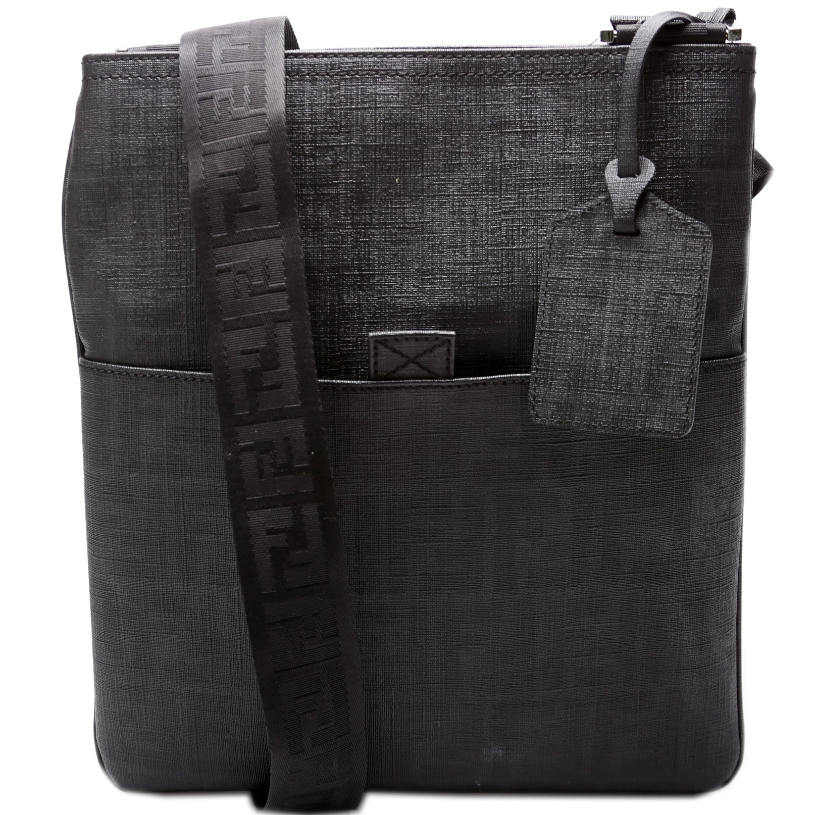 Fendi Spalmati Zucca Flat Messenger Bag Shoes Flat Messenger 1