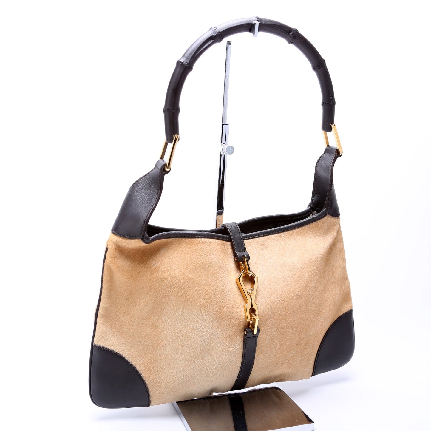 Gucci Bamboo Jackie Ponyhair 001 Travel Bag