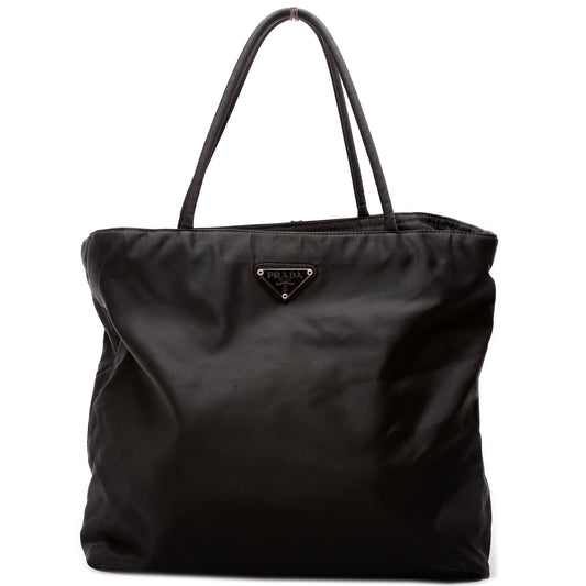 Prada Zip Tote Bag Nylon