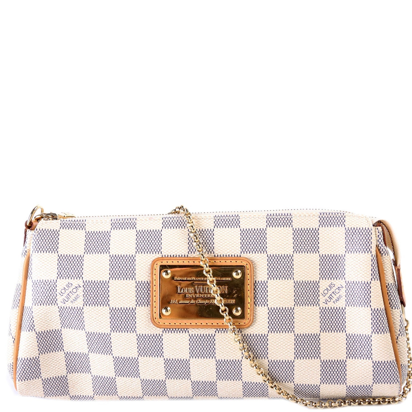 Louis Vuitton Eva Azur Damier Clutch Bag Azur 3