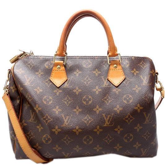 Louis Vuitton Speedy 30 Bandouliere Monogram Handbag Monogram 23