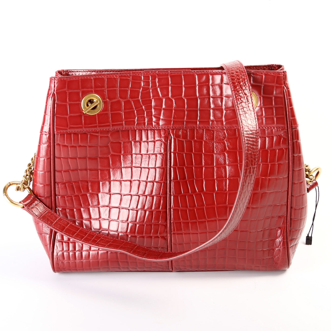 YSL Saint Laurent Saint Laurent Claude Shoulder Croc Bag Shoulder Bag