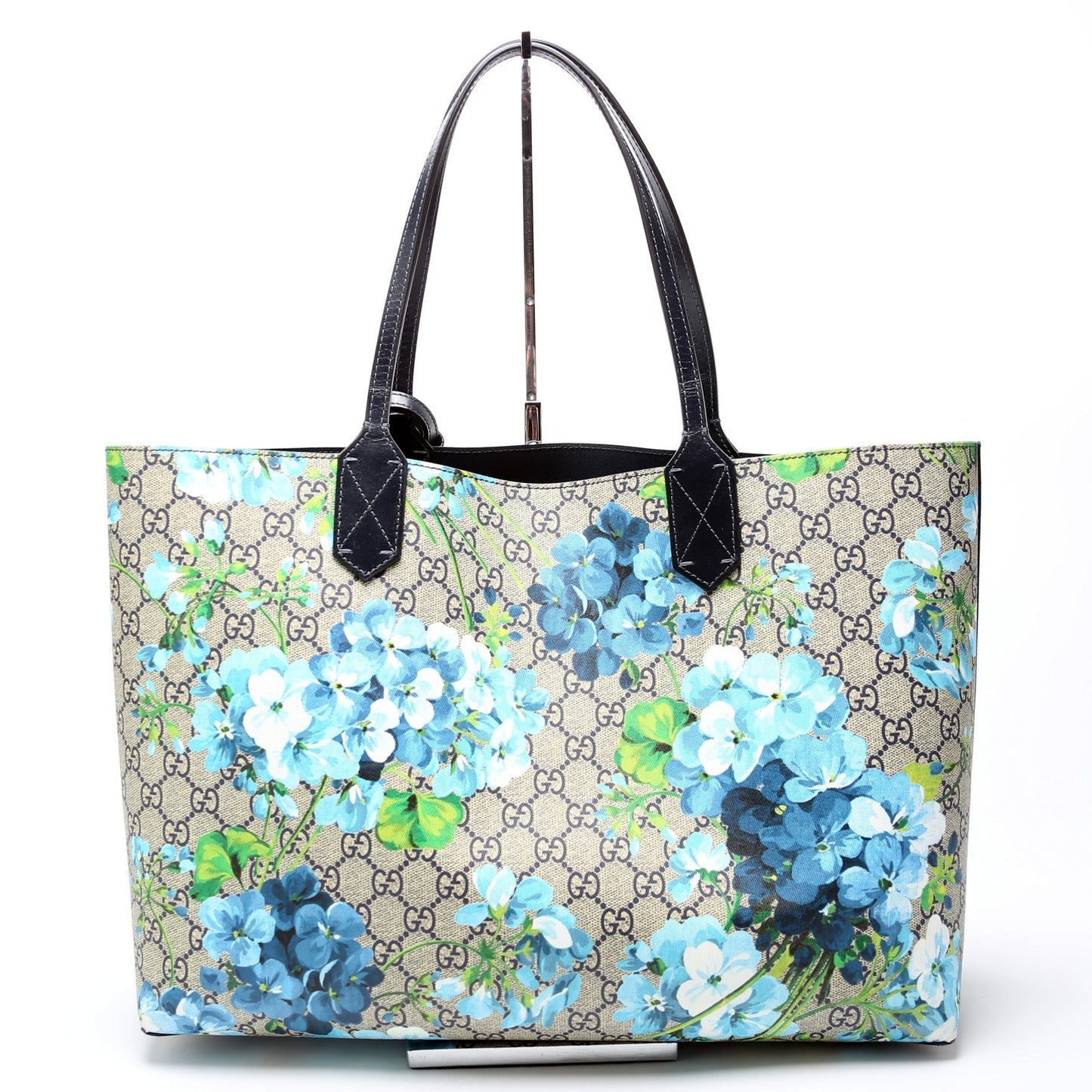 Gucci GG Supreme Blooms Reverse Medium Tote Bag Tote 1