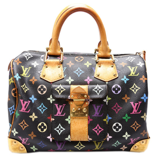 Louis Vuitton Speedy 30 Multicolor Handbag Multicolor 4