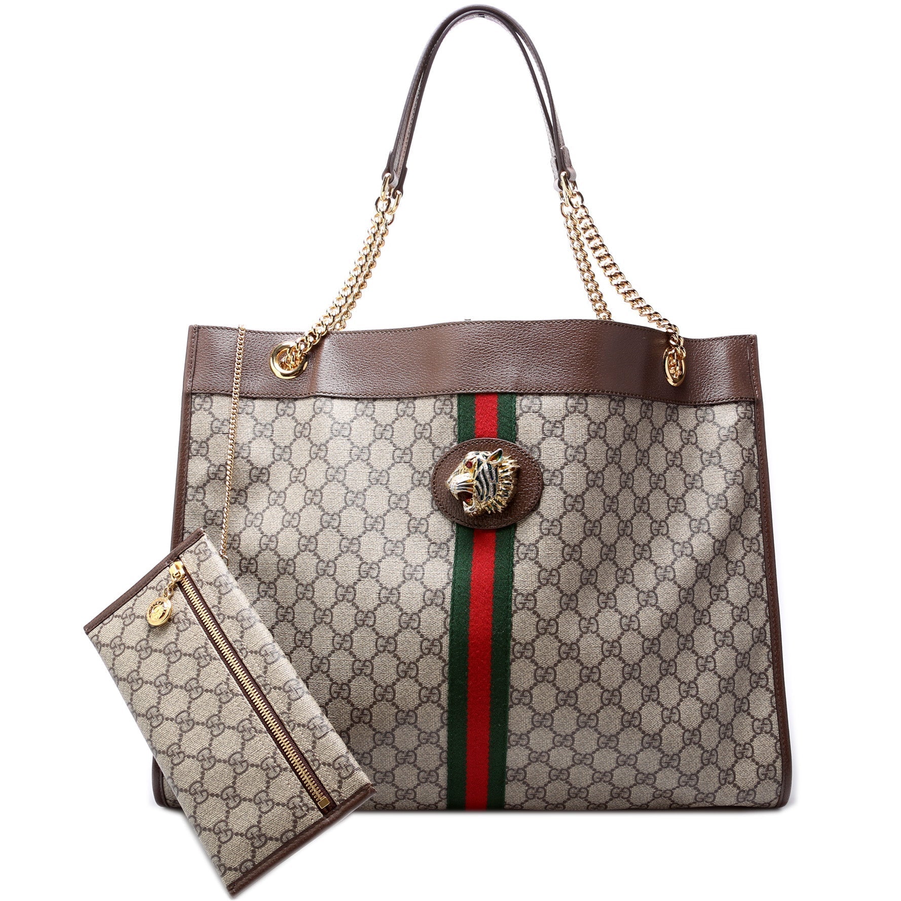 Gucci GG Supreme Rajah Tote Bag Rajah Tote