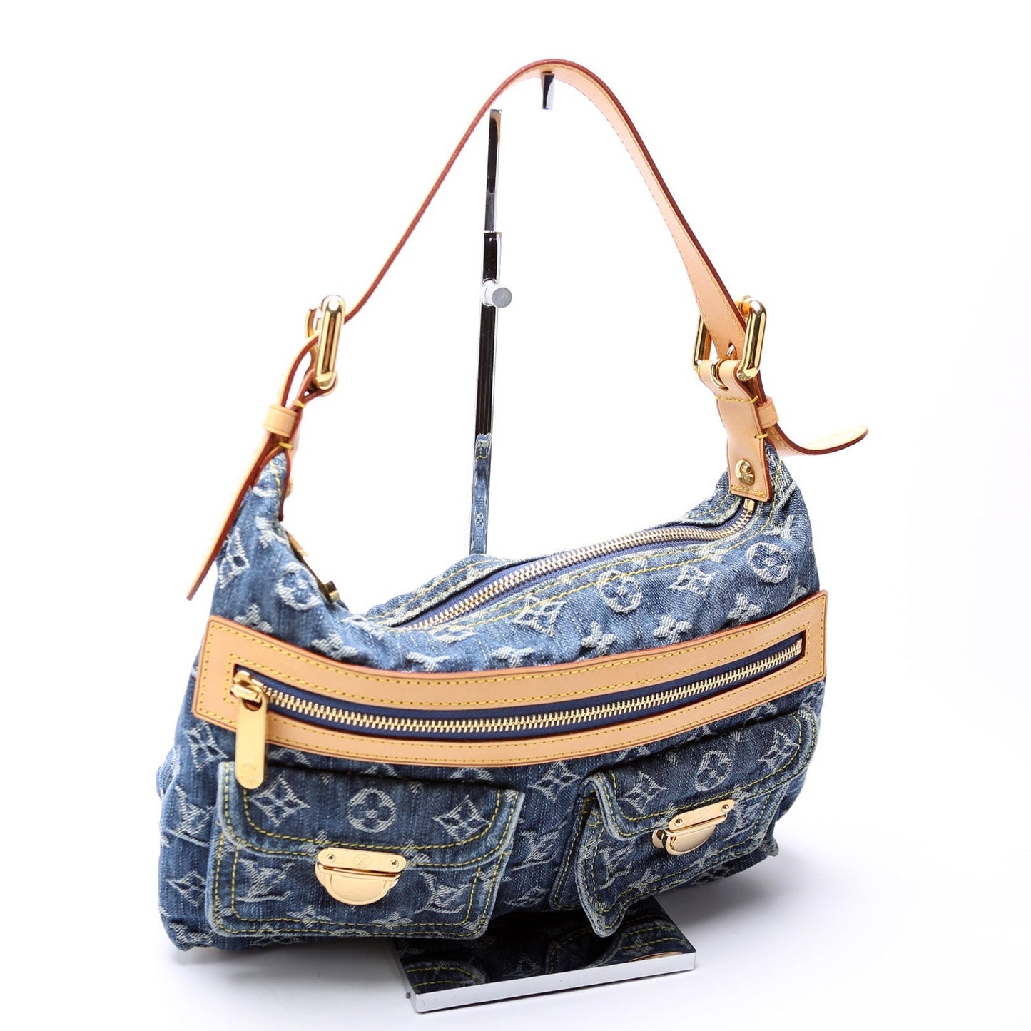 Louis Vuitton Baggy PM Denim Handbag Denim 2