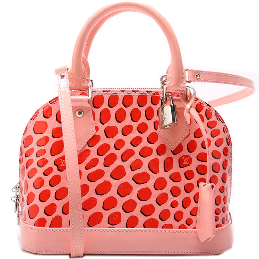 Louis Vuitton Alma BB Jungle Dots Vernis Handbag