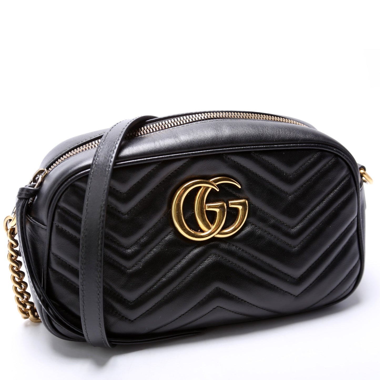 Gucci Marmont Camera Leather Small Crossbody Bag Camera 10