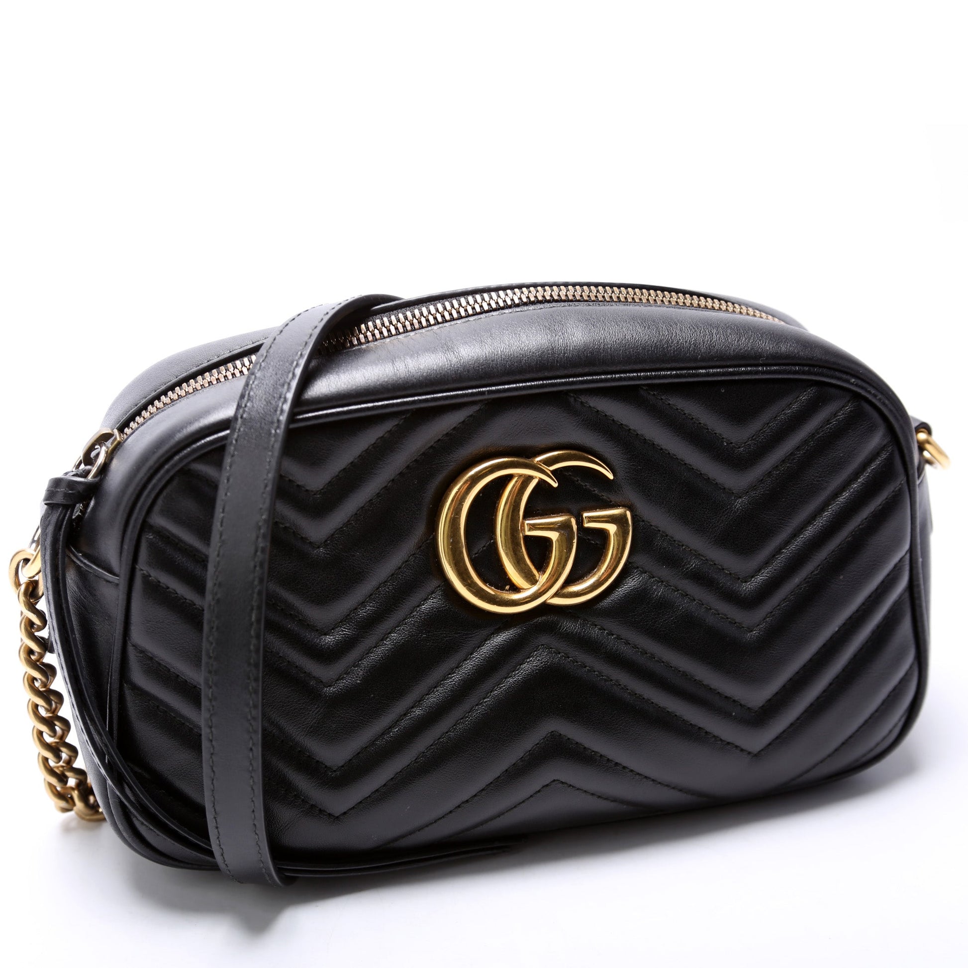 Gucci Marmont Camera Leather Small Crossbody Bag Camera 10