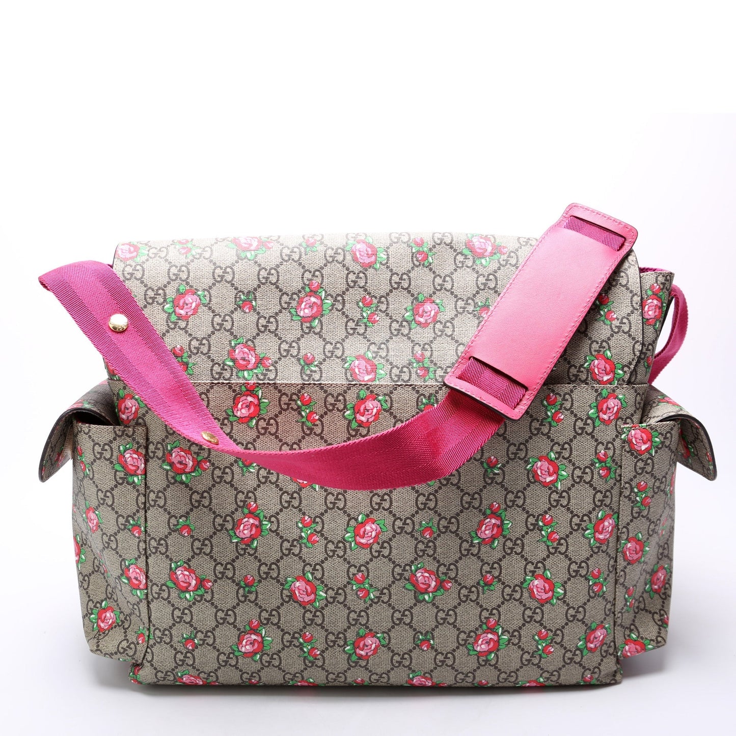 Gucci GG Plus Rose Bud Diaper Travel Bag