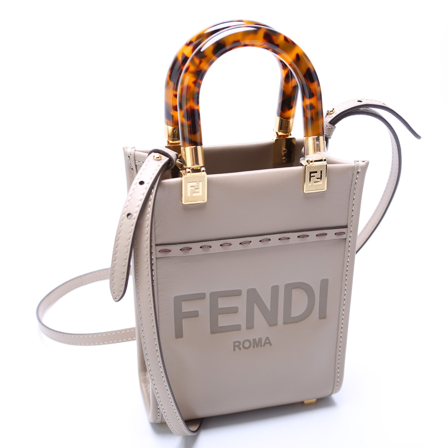 Fendi 8Bs051 Sunshine Shopper Bag Mini Travel Bag Sunshine Shopper 1