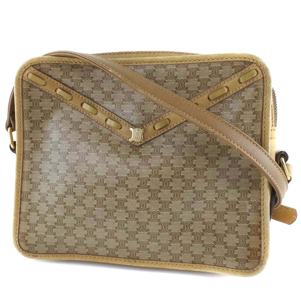Shoulder Bag Pvc Macadam Women Brown