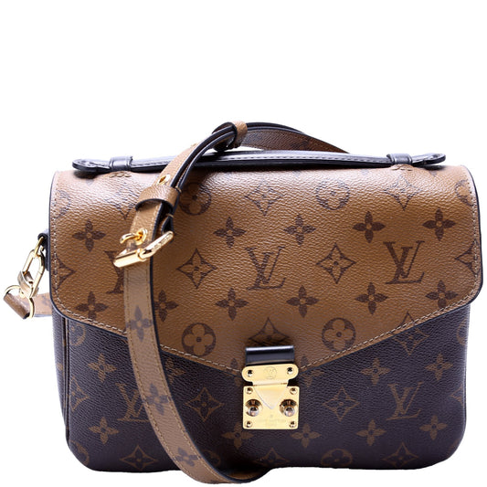 Louis Vuitton Pochette Metis Reverse Monogram Clutch Bag Monogram 2