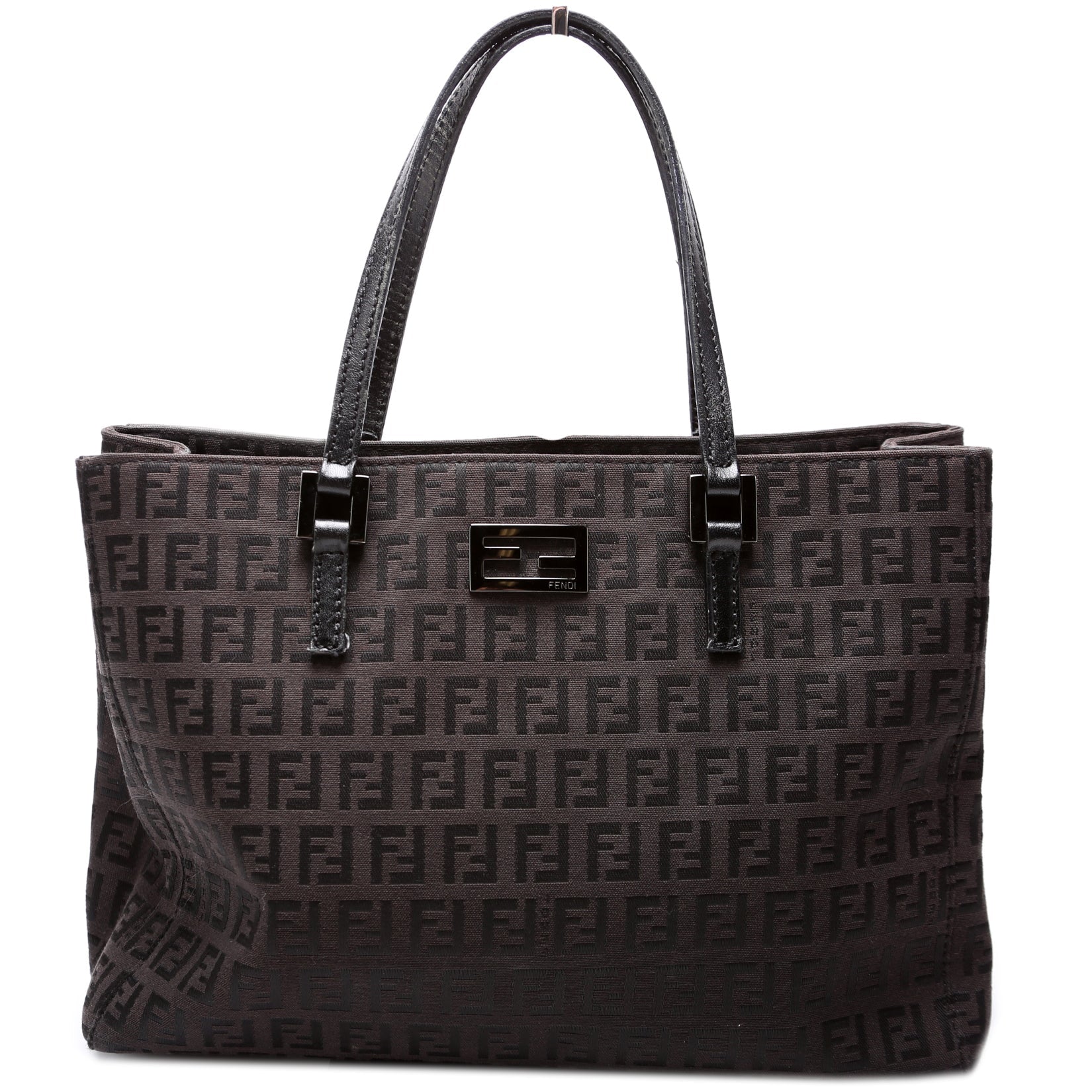 Fendi 8Bh132 Zucchino Tote Bag Small
