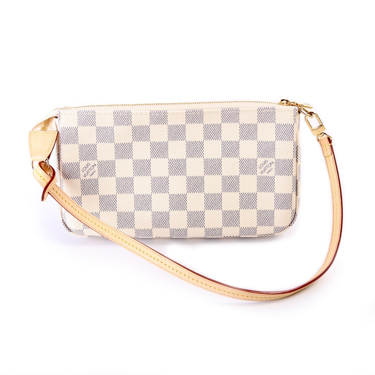 Louis Vuitton Pochette Accessories NM Azur Damier Clutch Bag