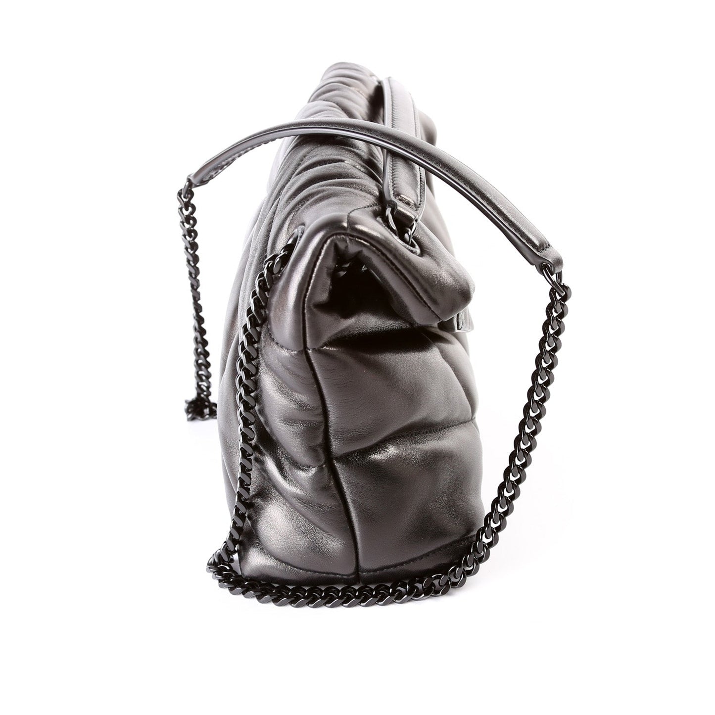 YSL Saint Laurent Puffer Bag Lambskin Quilted Small Travel Bag Small Lambskin 1