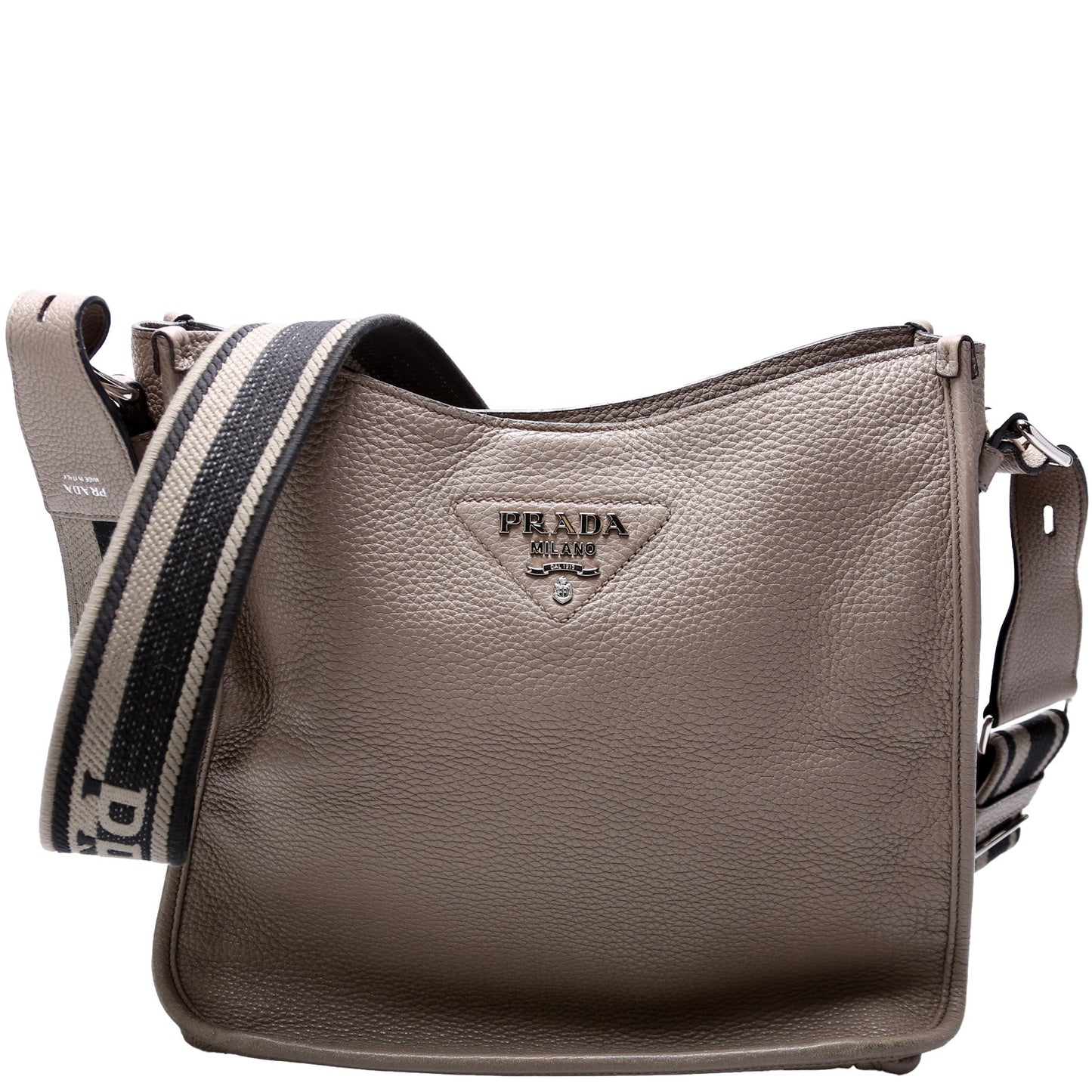Prada Vitello Soft Hobo Bag Travel Bag