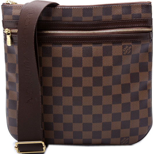 Louis Vuitton Pochette Bosphore Ebene Damier Clutch Bag Ebene 22