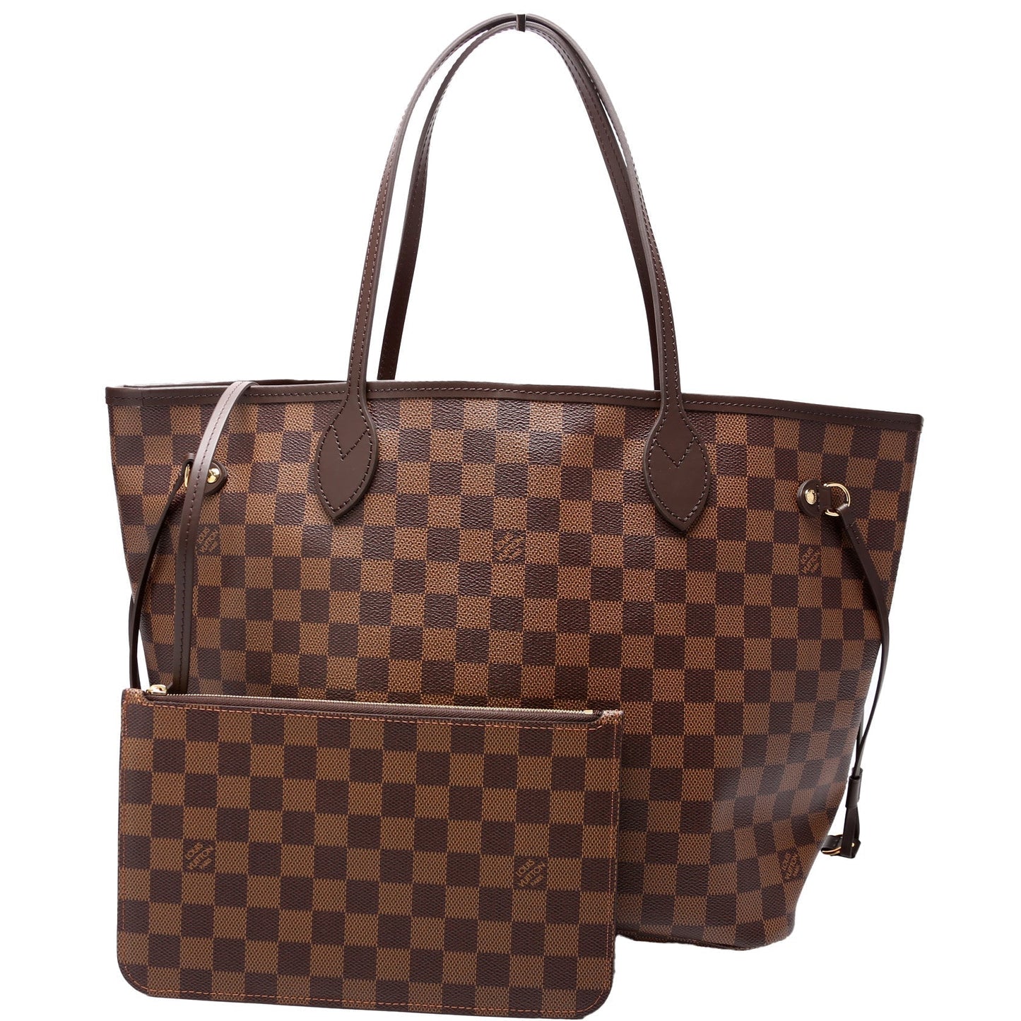 Louis Vuitton Neverfull MM w Ebene Damier Wallet Case Ebene 18