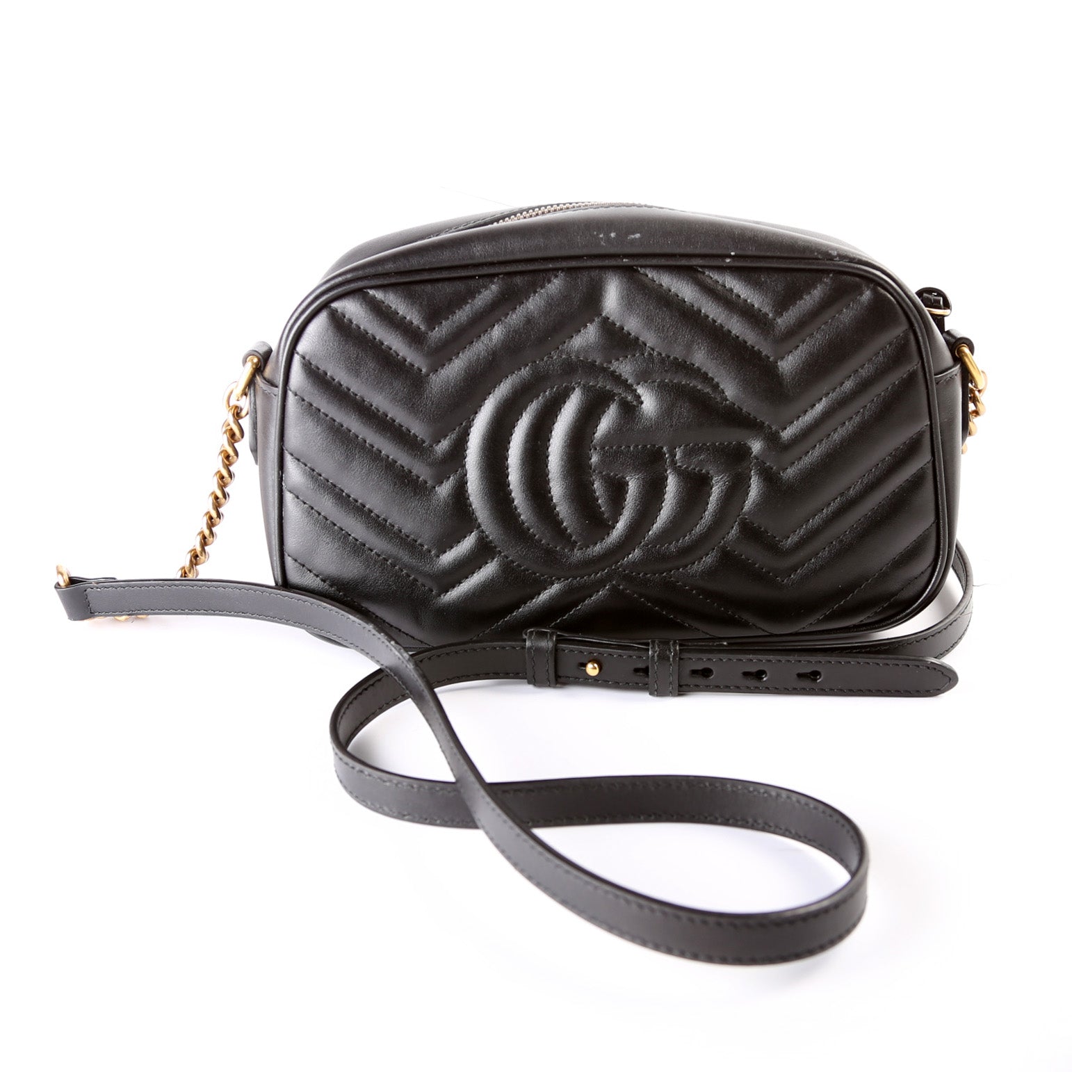 Gucci Marmont Camera Leather Small Crossbody Bag Camera 19