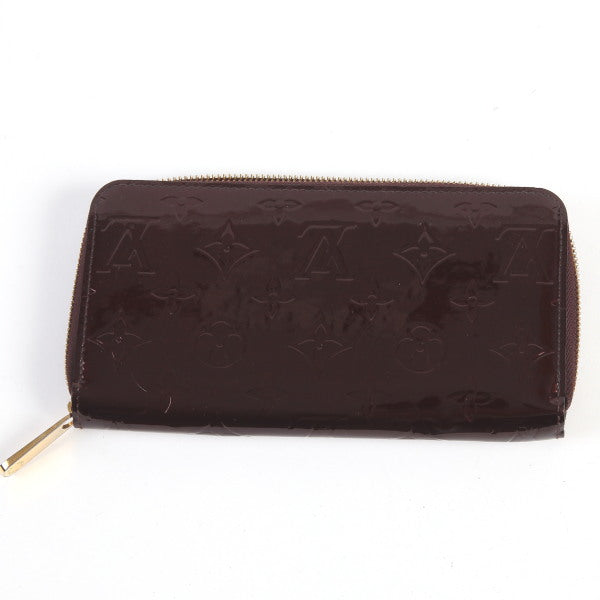 Louis Vuitton Long Purse M93522 Vernis Amarrant Monogram Wallet Case