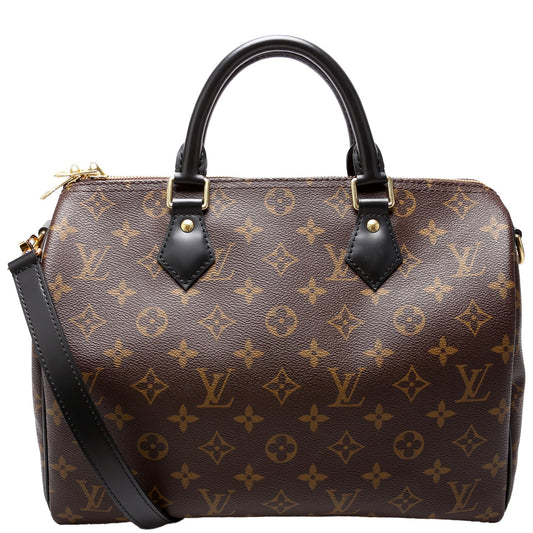 Louis Vuitton Speedy 30 Bandouliere World Tour Monogram Handbag