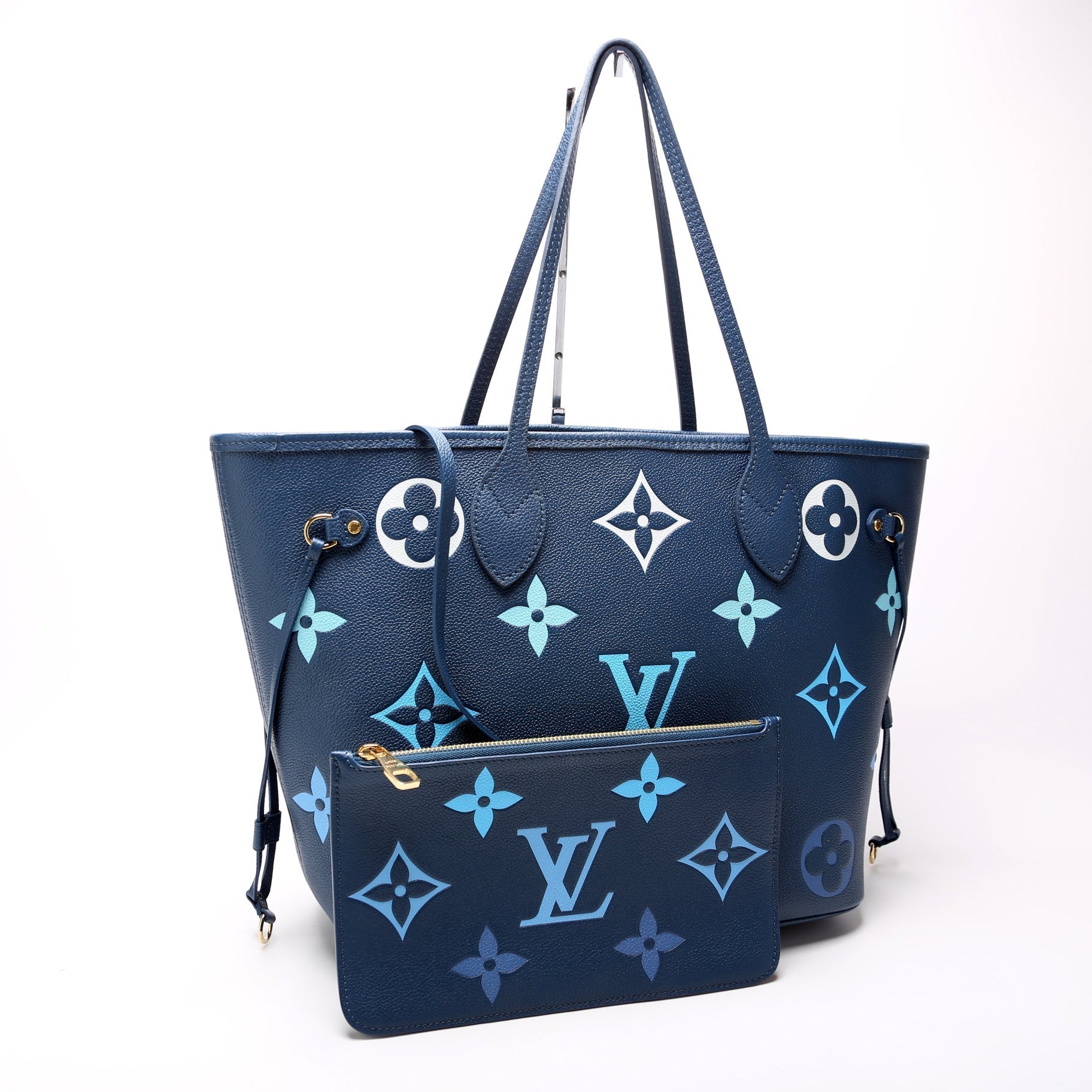 Louis Vuitton Neverfull W MM Degrade Empreinte Wallet Case