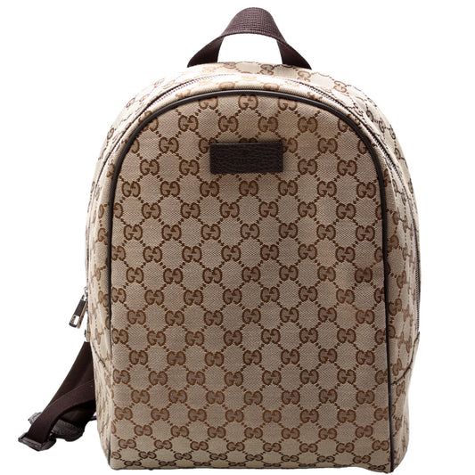 Gucci GG Backpack Canvas Travel Backpack