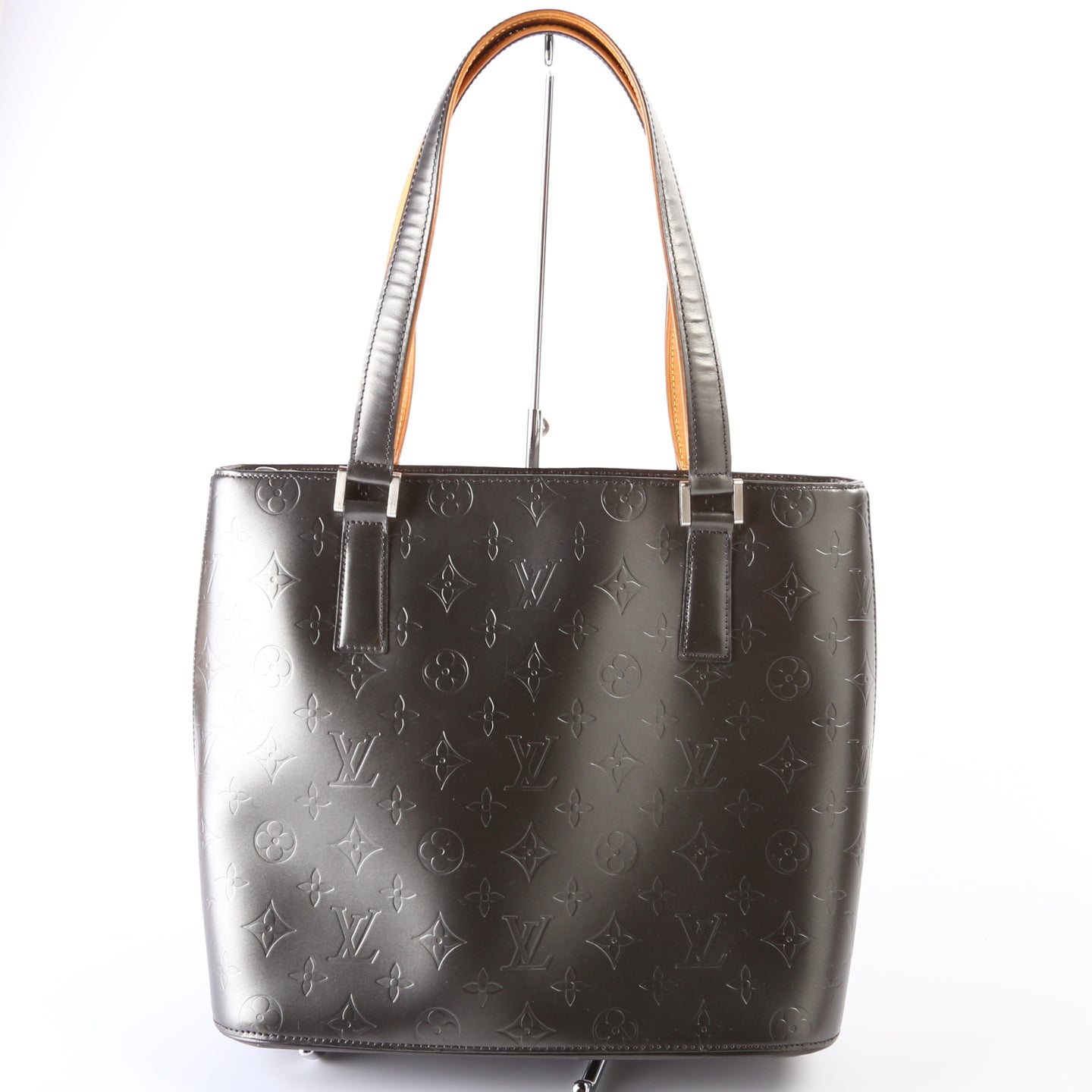 Louis Vuitton Stockton Matte Monogram Leather Handbag Leather 10