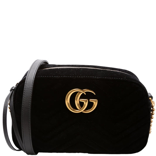 Gucci Marmont Velvet Camera Small Crossbody Bag Camera 3