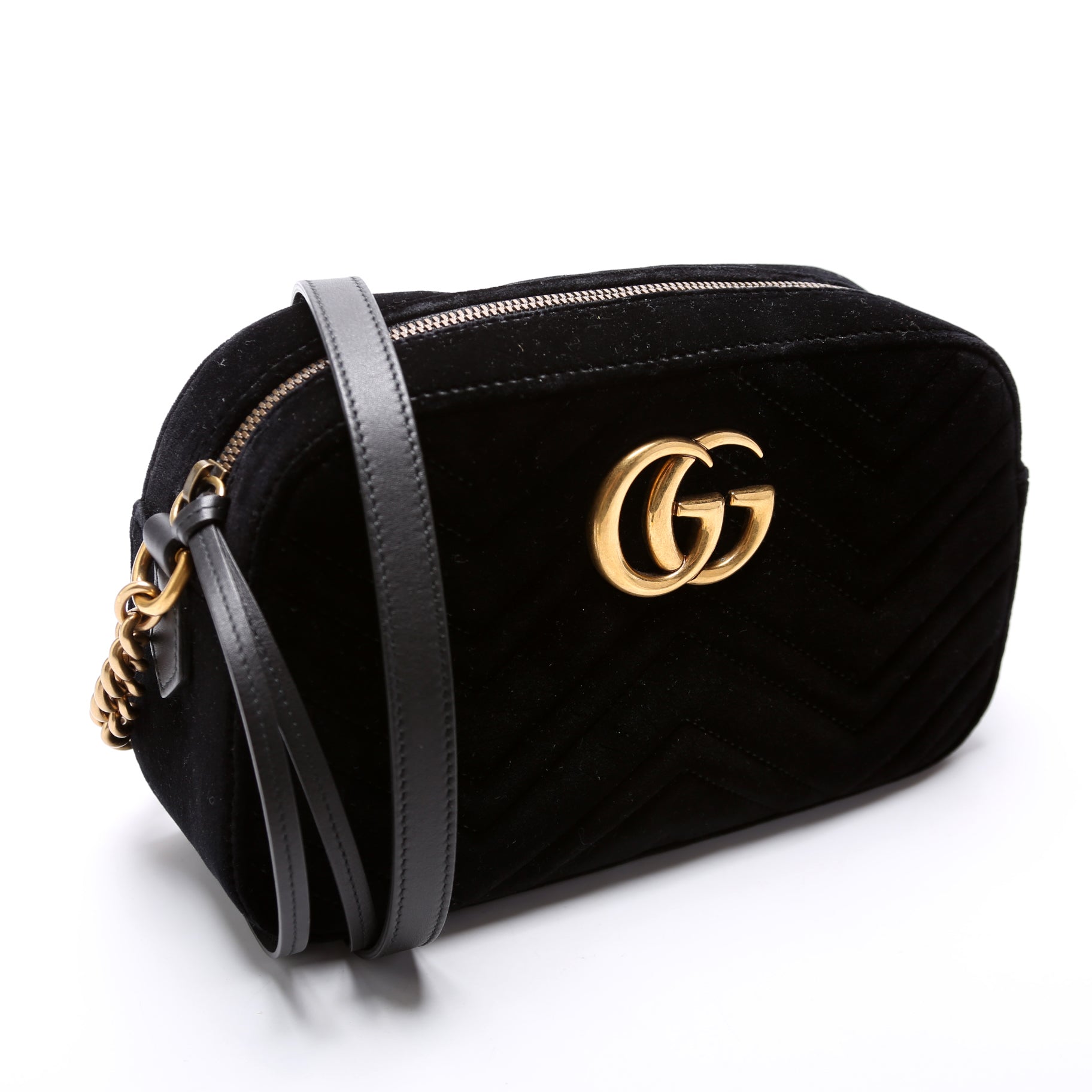 Gucci Marmont Velvet Camera Small Crossbody Bag Camera 3