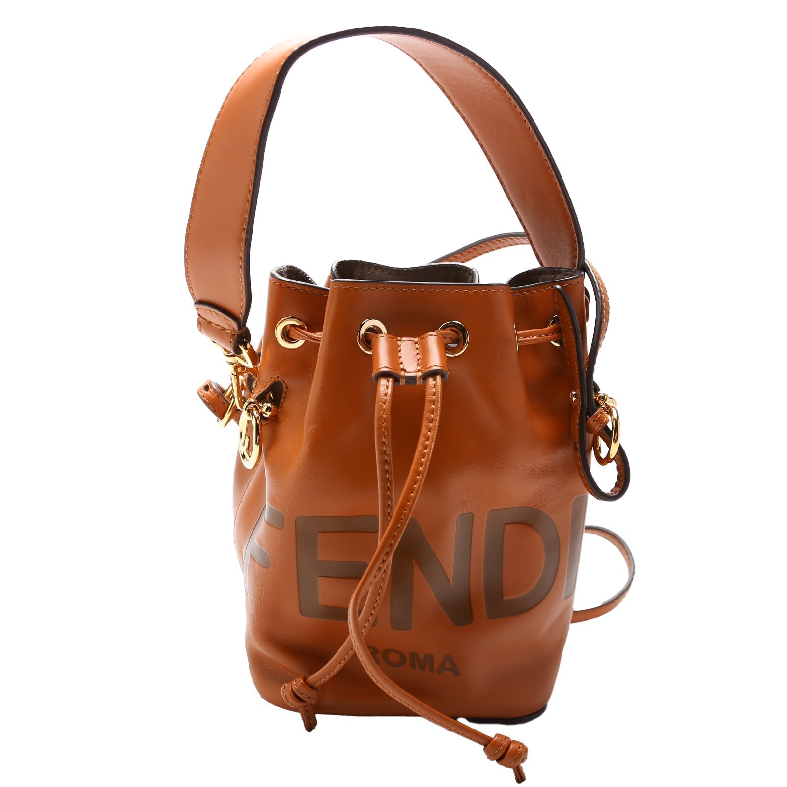 Fendi 8Br010 Mon Tresor Bag Leather Mini Bucket Bucket Bag